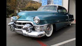 1953 Cadillac Coupe De Ville restomode test drive at Laguna Classic Cars Laguna Beach Ca [upl. by Langille335]