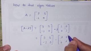 EIGEN VALUE OF MATRIX IN HINDI [upl. by Asinet]