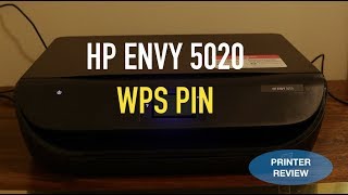 HP Envy 5020 Printer WPS PIN Number review [upl. by Oilerua891]