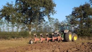 john deere 6140R au labour 2014 [upl. by Durer]