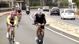 Nico Rosberg Triathlon Cannes 2012 Nach Plattfuß war Ende [upl. by Xantha]