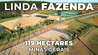 LINDA FAZENDA PARA PECUÁRIA DE 119 HECTARES  R 400000000 [upl. by Adoc646]