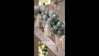 PREVIEW How to Build Balloon Garland on a Staircase shorts [upl. by Phippen]