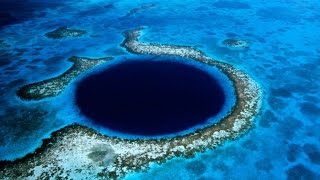 Explore the depths at 400 feet and see the bottom of Mysterious Great Blue Hole of Belize [upl. by Hnilym370]