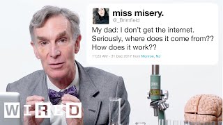 Bill Nye Answers Even More Science Questions From Twitter  Tech Support  WIRED [upl. by Repotsirhc]