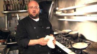 Amelias TV  Chef Andy Fass Preparing Salmon Almondine [upl. by Drud]