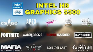 i35005U Intel HD Graphics 5500 Gaming Test  2022 [upl. by Sula509]