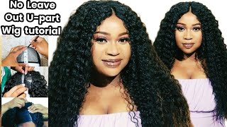 No Leave Out Upart Wig Tutorial for Beginners  Step by Step Wig Making Tutorial 🔥 [upl. by Arikal990]