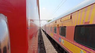 1470708 Ranakpur Express goes LHB  Indian Railways [upl. by Nylesaj]