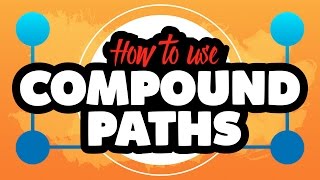 How to use Compound Paths in Adobe Illustrator CC [upl. by Enelie]