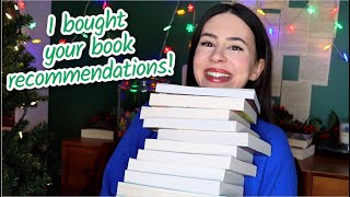 I bought your best book recommendations  December Book Haul 2023 [upl. by Ecniv946]