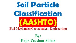 AASHTO Soil Classification soilclassification soilmechanics [upl. by Esyle]