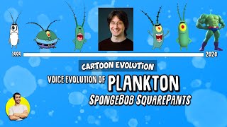 Voice Evolution of PLANKTON SPONGEBOB  21 Years Explained [upl. by Ydnec686]