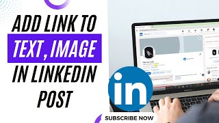 How to Add Link to TextImage in LinkedIn Post [upl. by Okechuku]