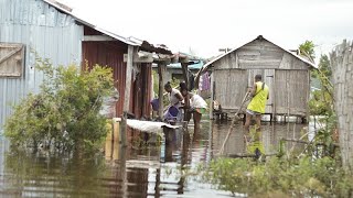 Cyclone Cheneso hits Madagascar and destroys roads to capital [upl. by Nasho]