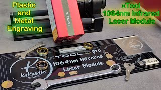 LEVEL UP  xTool D1 Pro with 1064nm infrared Laser Module for plastic and metal engraving [upl. by Sanger]