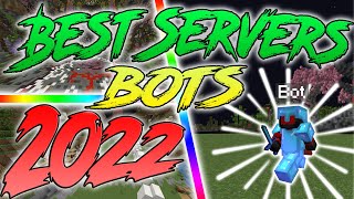 BEST MINECRAFT PVP SERVERS WITH BOTS 2022 [upl. by Cirek257]