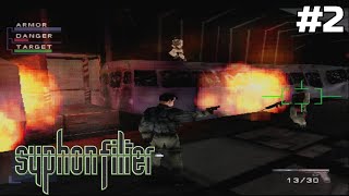 Syphon Filter PS1 Walkthrough Part 2 Destroyed Subway [upl. by Alyhs]