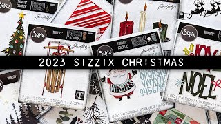 Tim Holtz Sizzix Christmas 2023 [upl. by Skiest]