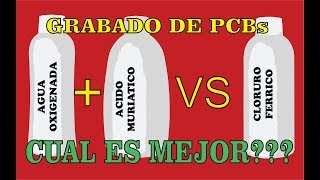 ¿Cuál es mejor Cloruro Ferrico Vs Acido Muriatico  Agua Oxigenada [upl. by Rednaeel]