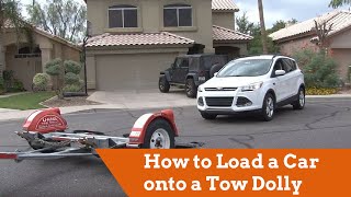 How to Load a Car onto a UHaul Auto Transport [upl. by Conlan720]