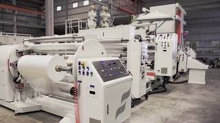 High Speed Co Extrusion Coating and Laminating Machine WCLH1300 300 mmin  WORLDLY [upl. by Eidorb]