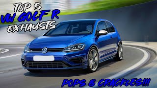 Top 5 Volkswagen MK775 Golf R Exhausts 2021 [upl. by Ydisac]