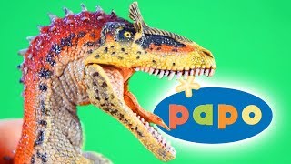 Papo® Cryolophosaurus Review  NEW 2017 Model [upl. by Hibbert]