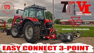 Easy Way to Connect 3 Point Implements Massey Ferguson Hook Ends [upl. by Caravette905]