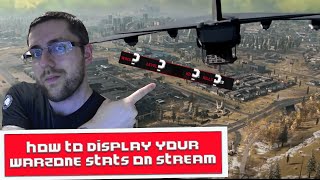 How to add a LIVE Warzone Stats Tracker to your stream [upl. by Blaire]