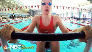 Regan Smiths 100m backstroke final comes down to the touch in San Antonio  NBC Sports [upl. by Enilekcaj]