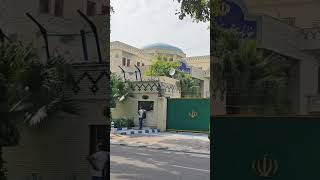 Iran Embassy at Delhi viralvideo iranembassy trending trendingshorts trendingvideo unexplored [upl. by Jun]