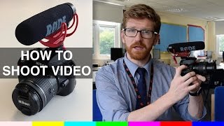 How to shoot video on a Nikon D3300 [upl. by Alleinad]