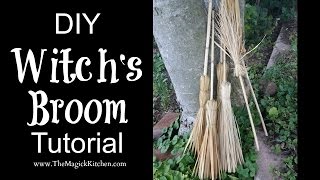 DIY Witchs Broom Tutorial [upl. by Charlie]