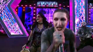 Motionless In White perform Rhea Ripley’s entrance theme at Wrestlemania XL [upl. by Galliett]