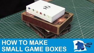 How to Make Small Game Boxes  Dining Table Print amp Play [upl. by Ecinreb397]