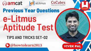 How to Crack eLitmus Test  eLitmus Aptitude Questions and Answers  eLitmus Test  Part02 [upl. by Tnomal317]