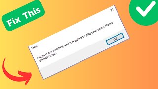 How to Fix EA app is not installed and is required to play your game [upl. by Ytsenoh254]