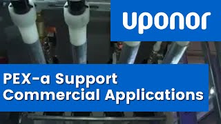 How to Use PEXa Pipe Support in Commercial Applications  Uponor [upl. by Wettam]