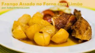 Frango Assado no Forno com Limão [upl. by Israel]