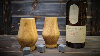 Whiskey Glasses from Oak  Woodturning whisky nosing glasses [upl. by Anitnegra]