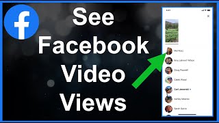 How To Check Facebook Video Views [upl. by Noerb]