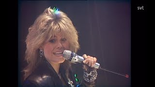 Pernilla Wahlgren  Piccadilly Circus Melodifestivalen 1985 [upl. by Odlanar423]