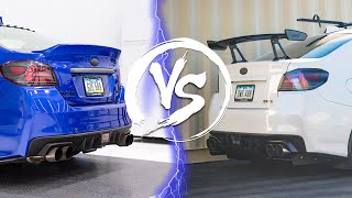 GT Wing vs Duckbill Spoiler Comparison  SubiSpeed [upl. by Akeme]