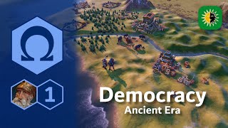 Civ VI Challenge Marathon  Bedrock Of Democracy  1 [upl. by Barnes]