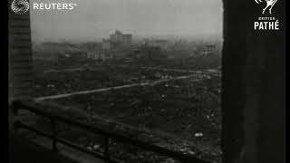 Atomic bomb destruction in Japan 1945 [upl. by Romelle]