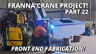 Front End FABRICATION amp NEW Cab Build Begins  Franna Crane Project  Part 22 [upl. by Nyrhtakyram679]