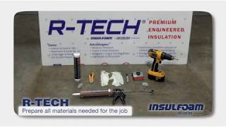 RTECH Insulation in a Basement Application  Direct Against Foundation Wall [upl. by Myrtia907]