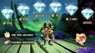 Crash Bandicoot 4 Jetboard Jetty  All Boxes amp Hidden Gem Location [upl. by Pleione]