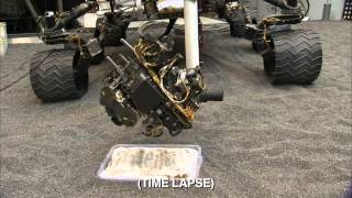 Curiosity Rover Sampling System Scoop Test [upl. by Terraj]